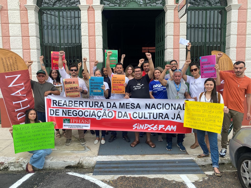 Ato Sindsep-AM e Iphan/ dia de mobilização nacional da cultura – 28.03.2024